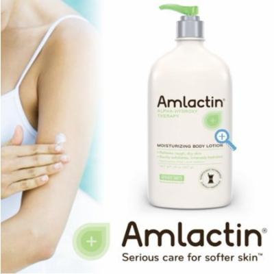 Amlactin Moisturizing Body Lotion, 20 Ounces Cream Moisture Therapy Lactic Acid