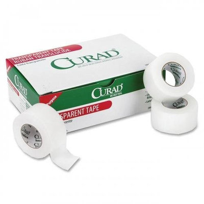 Curad Cloth Silk Adhesive Tape, Transparent White, 12 / Box (Quantity)