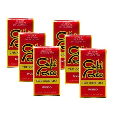 Cafe Rico Ground Coffee From Puerto Rico 14 Ounces 6 Pack Molido