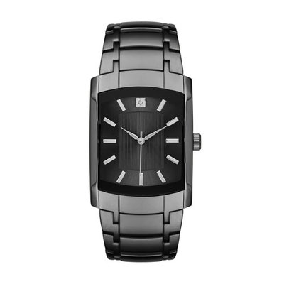 Men's Tank Gunmetal Bracelet Watch