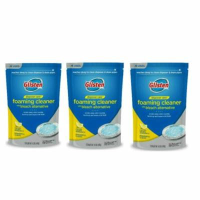Glisten Garbage Disposer Care Foaming Cleaner, Lemon Scent, 12 uses