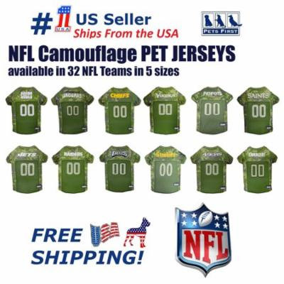 Pets First NFL Miami Dolphins Camouflage Pet Jersey for Cats and Dogs - Licensed