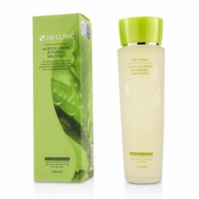 3W Clinic - Aloe Full Water Activating Skin Toner - - Dry to Normal Skin Types - 150ml/5oz