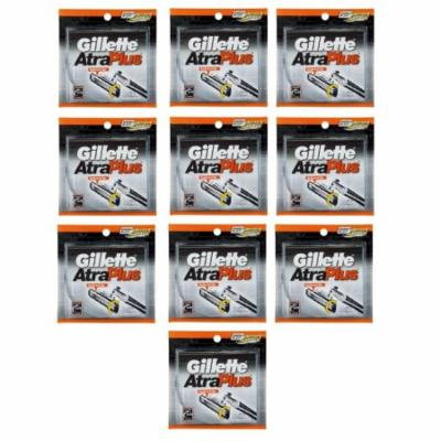 Gillette Atra Plus Refill Razor Blades 10 ct. (Pack of 10) + Yes to Coconuts Moisturizing Single Use Mask