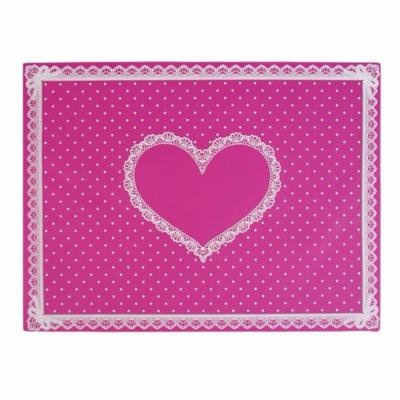 Oie Loves Silicon Lace Polka Dot Heart Pattern Nail Art Table Mat Pad Manicure Clean
