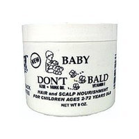 (Pack of 3) BABY DON'T BE BALD Hair and Scalp Nourishment 8 oz : Beauty