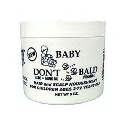 (Pack of 3) BABY DON'T BE BALD Hair and Scalp Nourishment 8 oz : Beauty