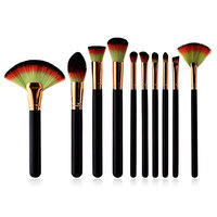 Fineser(TM) Professional Makeup Brushes Kit 10pcs - Cosmetic Makeup Brushes Foundation Eyebrow Eyeliner Blush Cosmetic Brushes Beauty Tools Brush