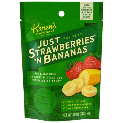 Karen's Naturals, Premium, Just Strawberries 'N Bananas, .50 oz (14 g)