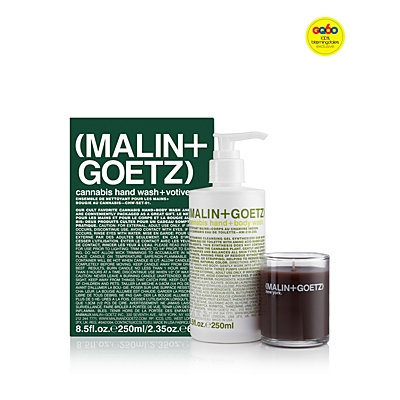 Malin and Goetz Cannabis Hand Wash & Votive Gift Set - 100% Exclusive