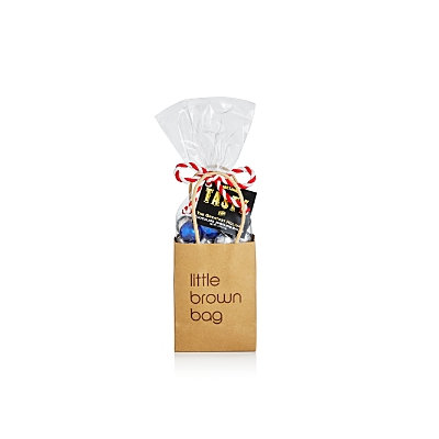 Bloomingdale's Little Brown Bag Blue & Silver Chocolate Foil Balls