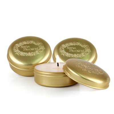 Seda France™ Elegant Gardenia Classic Toile Travel Tin Candle (Set of 3)