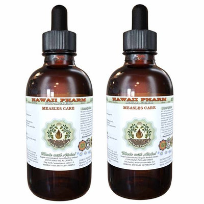 Measles Care Tincture, Reishi (Ganoderma Lucidum) Dried Mushroom, Rhodiola (Rhodiola Rosea) Dried Root, Cat's Claw (Uncaria Tomentosa) Dried Inner Bark Liquid Extract, Herbal Supplement 15x4 oz