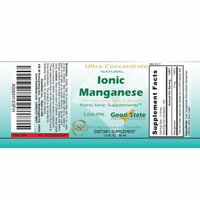 (Glass Bottle) Good State Liquid Ionic Manganese Ultra Concentrate (10 drops equals 5 mg - 100 servings per bottle)