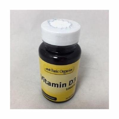 Basic Organics Vitamin D3 1000 IU Softgels, 30ct 054458323341S219