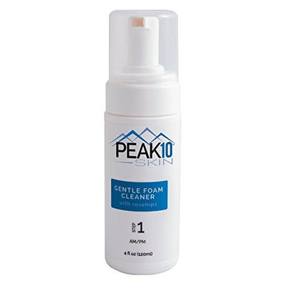 PEAK 10 SKIN - Gentle Foam Cleanser w/rose hips 4oz