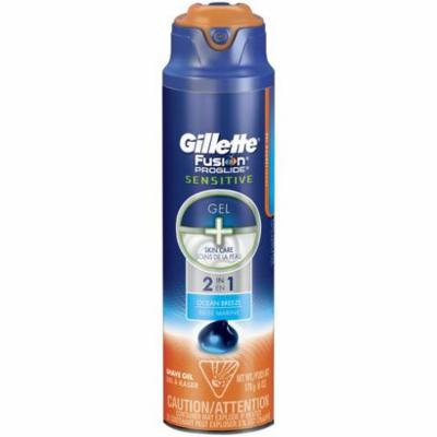 Gillette Fusion ProGlide Sensitive 2 in 1 Shave Gel (Pack of 12)