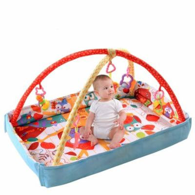 GHP Mesh Polyester & Resin Fabric Play Mat Haning Toys & Balls Baby Activity Center