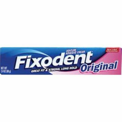 Fixodent Denture Adhesive Cream, Original, 2.4 oz. (Pack of 14)