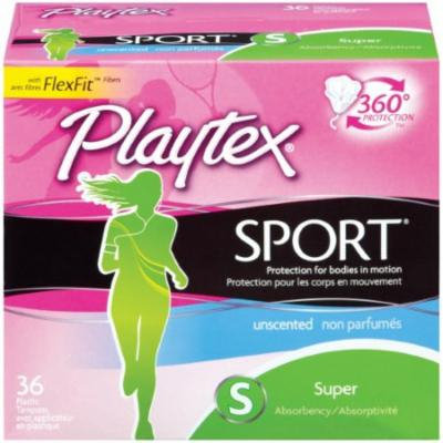 Playex Sport Tampons, Super (Pack of 10)