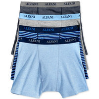 Men's 4 Pack. Cotton Boxer Briefs, Created for Macy's