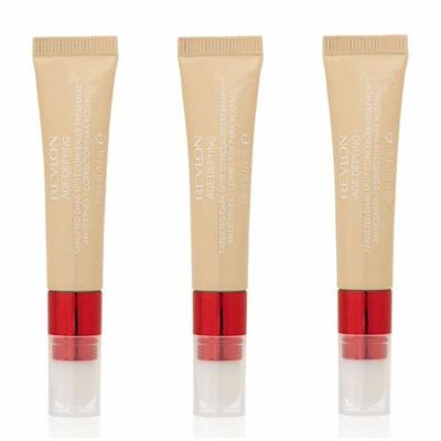 Revlon Age Defying Targeted Dark Spot Concealer, Light Medium (3 Pack) + Makeup Blender Stick, 12 Pcs