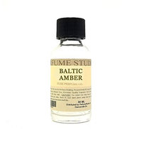 Baltic Amber Perfume Oil - An Oriental Scent with Majestic Accords White Sandalwood and Pure Amber Resins (30ML CLEAR BOTTLE)