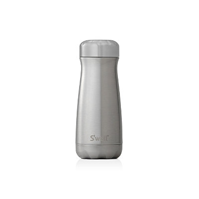 Swell S'Well Traveler Silver Lining Insulated Stainless Steel Water Bottle, Size 16 oz - Metallic