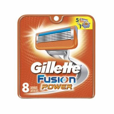 Gillette Fusion Power Refill Blade Cartridges, 8 Count + Makeup Blender Stick, 12 Pcs