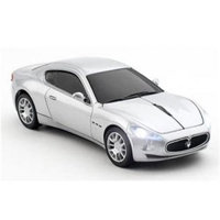 Totally Tablet CCM660097 Maserati Gran Turismo computer mouse in Silver with 2.4 GHz wireless technology