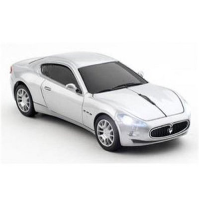 Totally Tablet CCM660097 Maserati Gran Turismo computer mouse in Silver with 2.4 GHz wireless technology