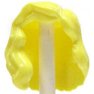 LEGO Female Blonde Mid-Length with Part over Front of Right Shoulder Loose Hair
