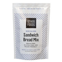 Gluten-Free Sandwich Bread Mix - Easy Bake, Grain-Free, Dairy-Free, Paleo Friendly Baking Mix by Other Foods