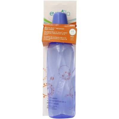 Evenflo Classic 8-Ounce Tinted Plastic Bottles, Assorted Colors 1 ea