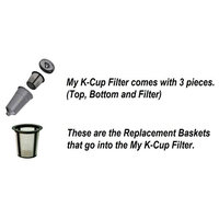Refillable Basket My K-cup Replacement Reusable Coffee Filter for Keurig 2-Packs