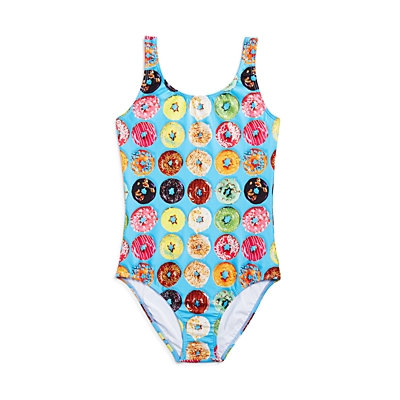 Terez Girls' Donut Print Swimsuit - Little Kid, Big Kid