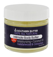 Southern Butter Lubricant & Sensual Body Butter, Sandalwood & Cinnamon, 2 oz