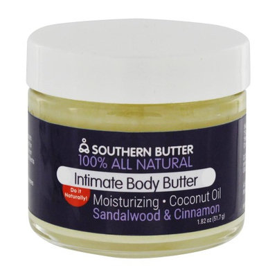 Southern Butter Lubricant & Sensual Body Butter, Sandalwood & Cinnamon, 2 oz
