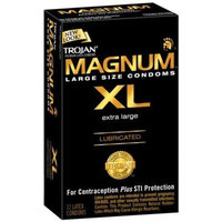 Trojan Magnum XL Lubricated Latex Condoms-12 ct (Quantity of 2)