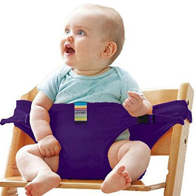 Gracelife Portable Chair Strap Baby Feeding Seat Belt Toddler Safety Harness Travel High Chair Booster, Pack with 1 Pacifier Clip for Free