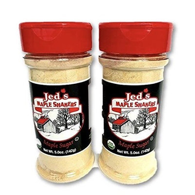 Jed's Organic Maple Sugar Shaker 5 oz Sugar Substitute 2 pack