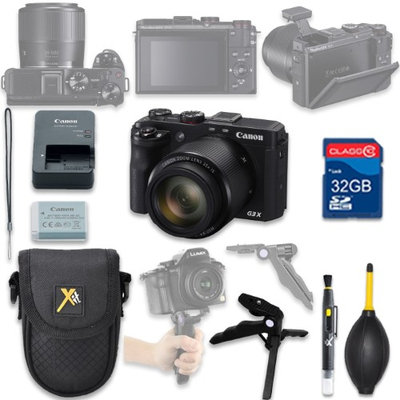 Als Variety Canon PowerShot G3 X Digital Camera with 32GB SD Memory Card + Accessory Bundle