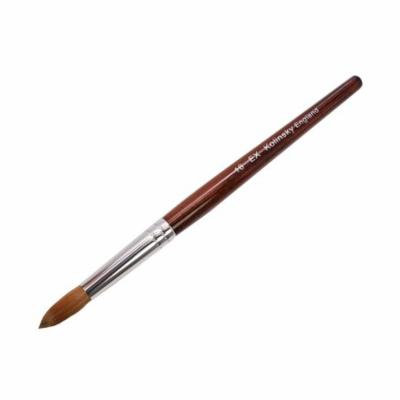 EX Kolinsky Acrylic Nail Brush for Acrylic Powder Manicure Pedicure - Size #16
