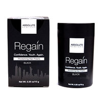 Regain Hair Fibers by Absolute 0.35oz/10g (Black) by Absolute