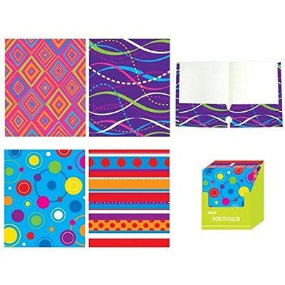 Flomo Printed Paper Portfolio (style #32d)(pack Of 48)