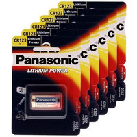 Panasonic CR-123A Lithium Camera Batteries 6 battery value pack