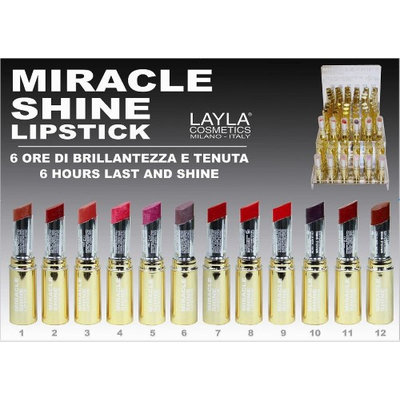 Layla Cosmetics Miracle Shine Lipstick #12