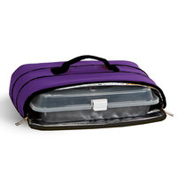 Insulated Casserole Carrier with Handle by Picnic Plus Purple