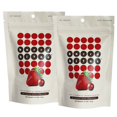 Berra Bites soft strawberry centers covered in creamy milk chocolate (Pack of 2)