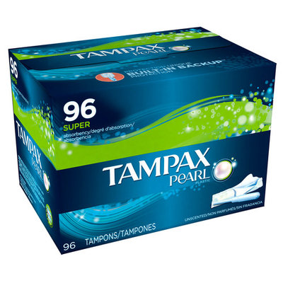 Tampax Pearl Super Tampons 96-count
